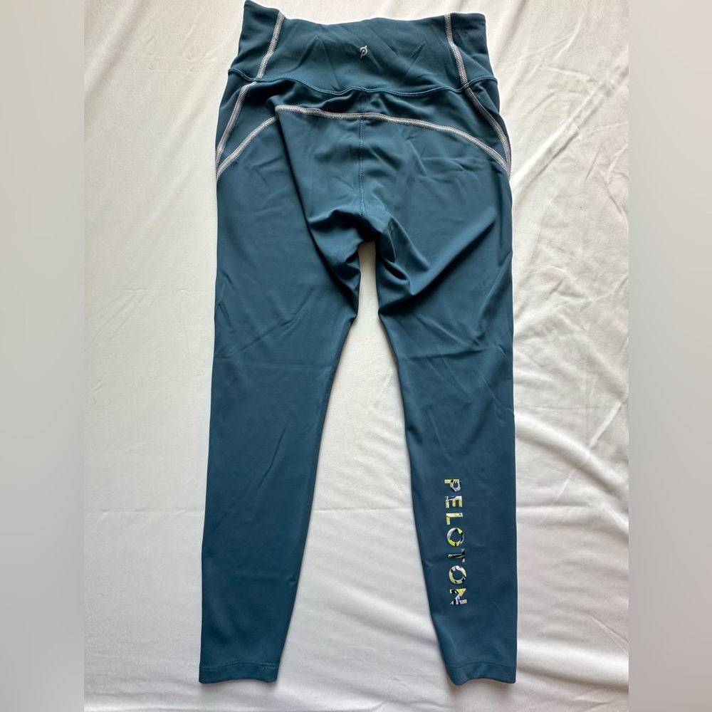 PELOTON // TEAL LEGGINGS // SIZE M